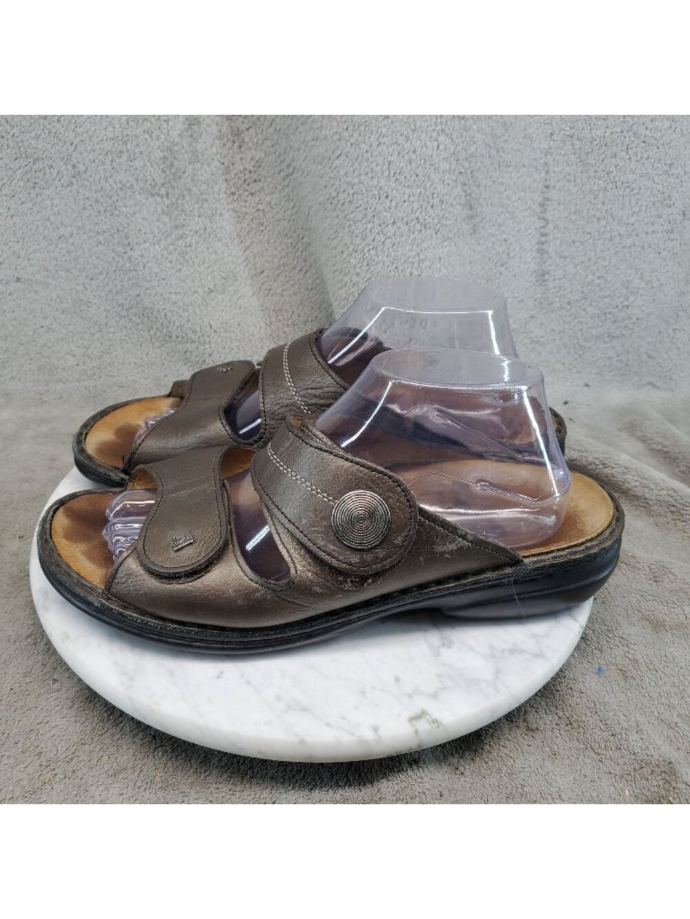 Finn Comfort Shoes Womens Size EU 41 US 10 Sansibar Brown Leather Sandals *Read*